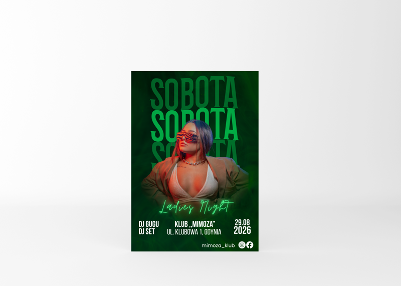 Ulotka klubowa – nowoczesny projekt eventowy